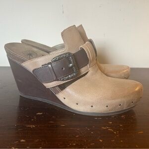 Women's Tan and Brown Wedge Shoes